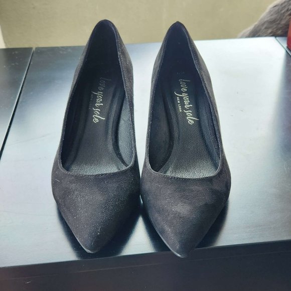 Love Your Sole Women's Suede-like Heels - BRAND NEW - Picture 1 of 3